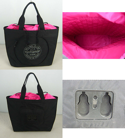 Nylon Black With Twin Grab Straps Waterproof Tote Cyclo Bag
