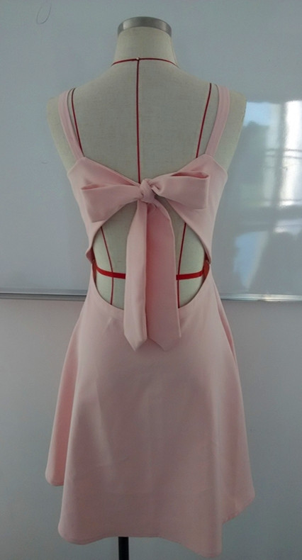 Tie Back Skater Dress