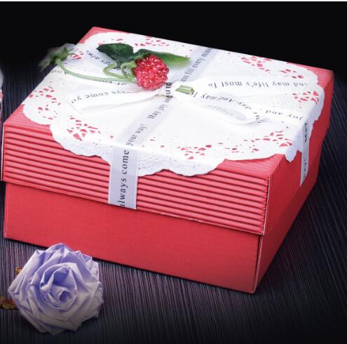 Handmade cardboard paper box
