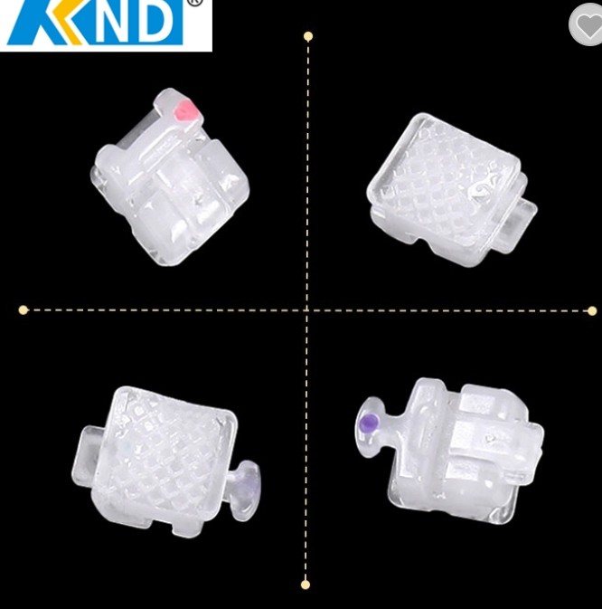 Hot selling KND orthodontic ceramic Roth self-ligating brackets