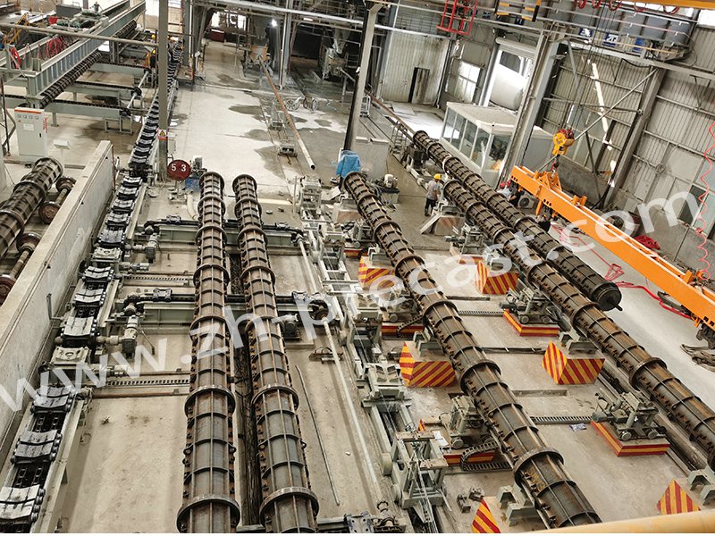 Automatic concrete precast pile production line - hot sale