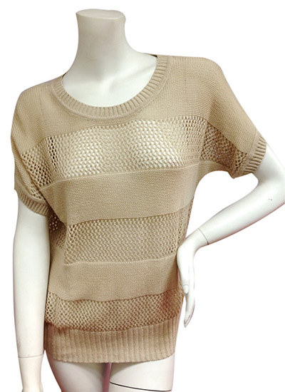 Ladies' Cotton Knitted Pullover