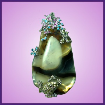 Agate S925 Pendant Silver Jewellery Factory Wholesale