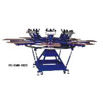 Manual 8 Color 8 Press T Shirt Screen Printer