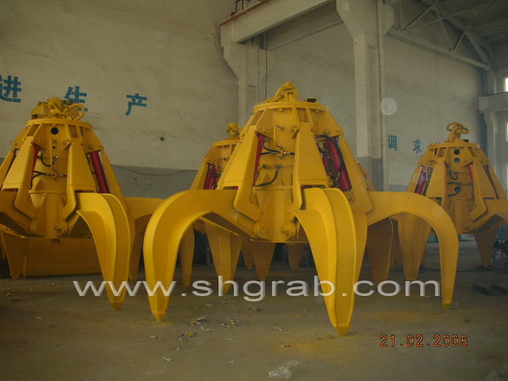 Electro-hydraulic Orange Peel Grab