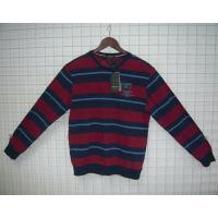 Crew neck long sleeve yard dyed with print