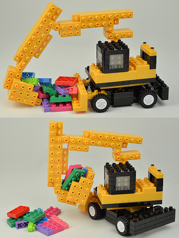 Excavator - Building Blocks Toy