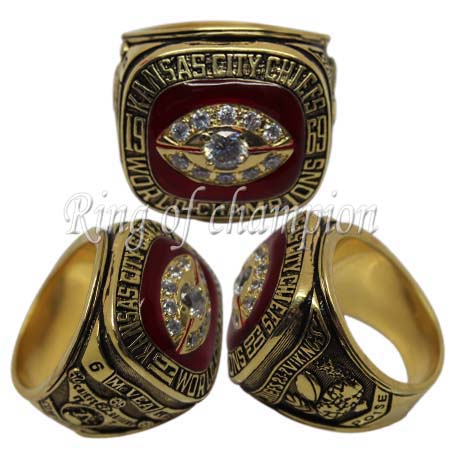 1969 NFL Kansas City Chiefs Super bowl World Championship ring