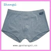 2013 Hot Sales 2*2 Rib 100% Cotton Sexy Men Underwear With Grey Color
