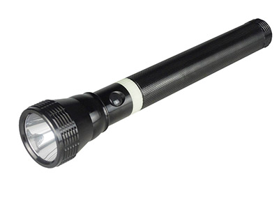 Duel Power Aluminum Rechargeable Hard Anodized Aluminium Flashlight / Torch