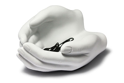 Mini-Cupped Hands Paperclip Holder