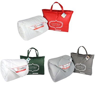 Cottex Oyabean Silk Charcoal Duvet