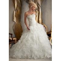2014 Organza Ball Gown Bridal Wedding Dresses (Ogt14001W)