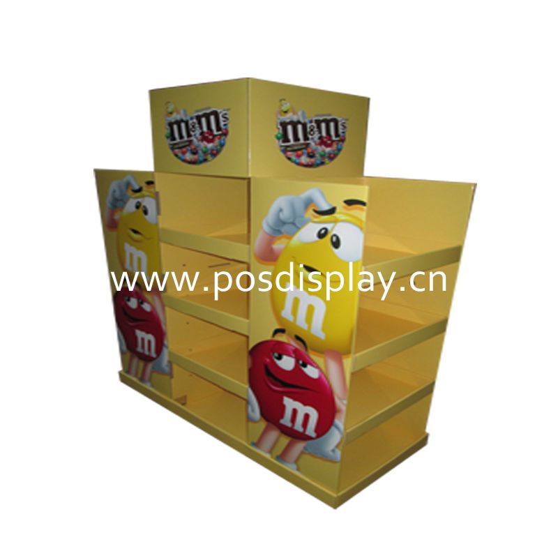 cardboard POP floor display stand