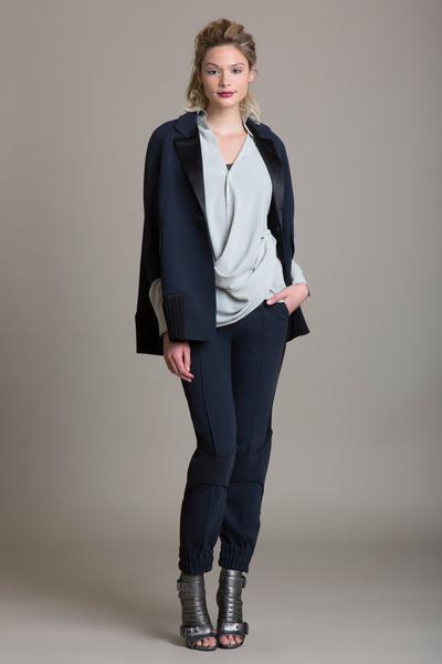 Tailored Drape Smoking Jacket