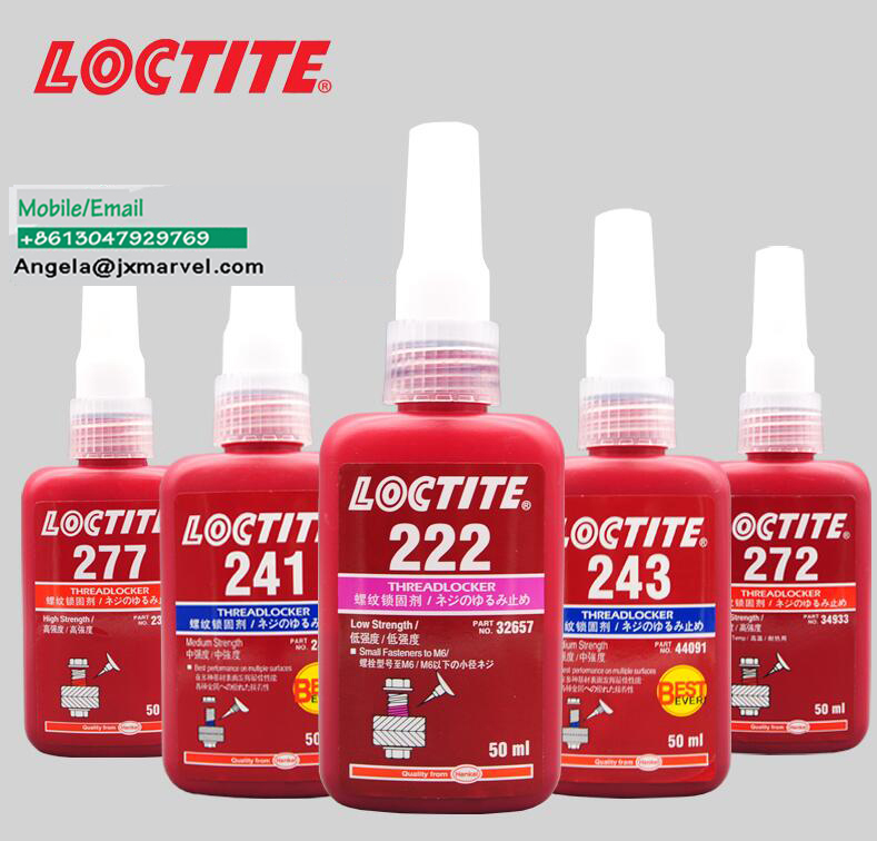 Henkel loctite threadlocker acrylic anaerobic adhesive loctite 222 242 243 262 263 270 271 272