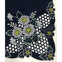 Embroidery with Cutout