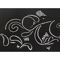Embroidery with Cutout