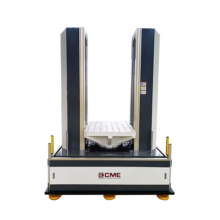 Pneumatic vertical shock test system