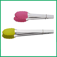 Stainless Steel Tongs with Silicone Head
