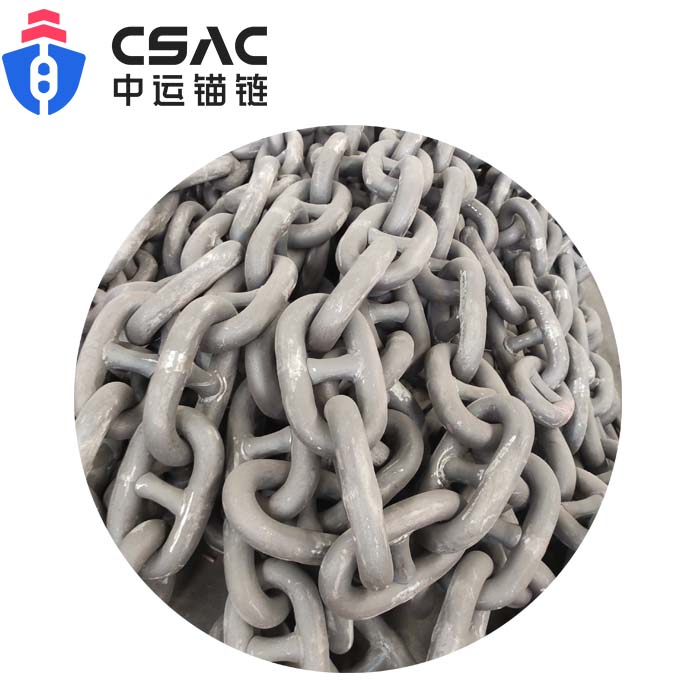 China Studlink Anchor Chain in Stock with CCS ABS BV Nk Lr Kr Dnv Cert