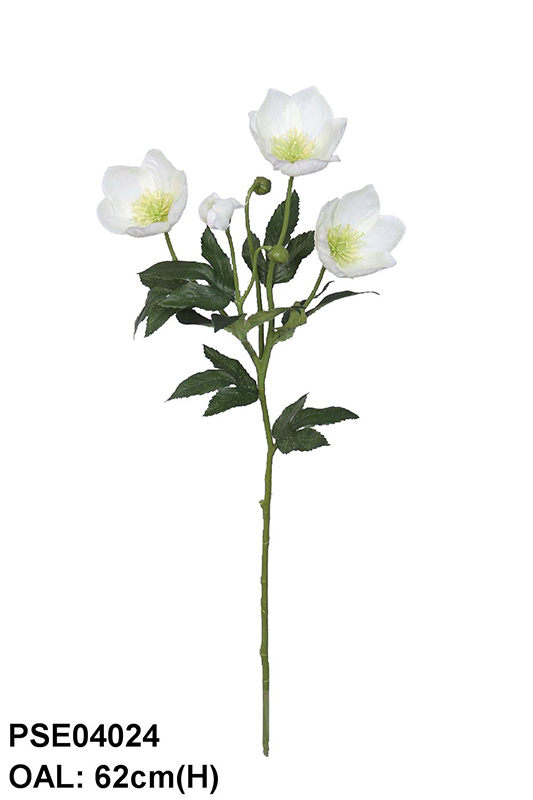 CHRISTMAS ROSE SPRAY X 4