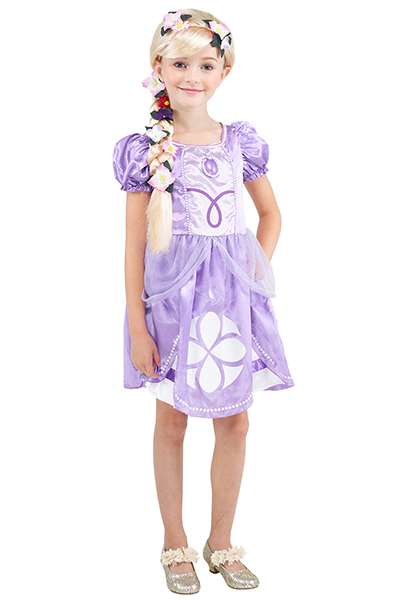 Flower Princess Girl Wig