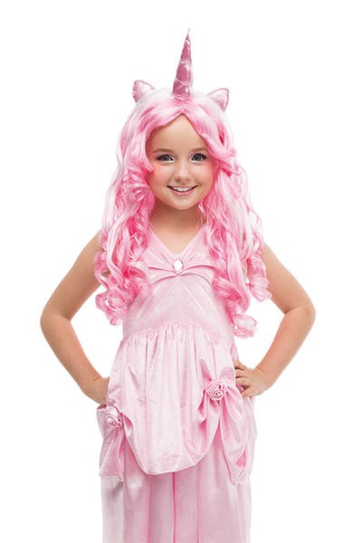 pink unicorn wig