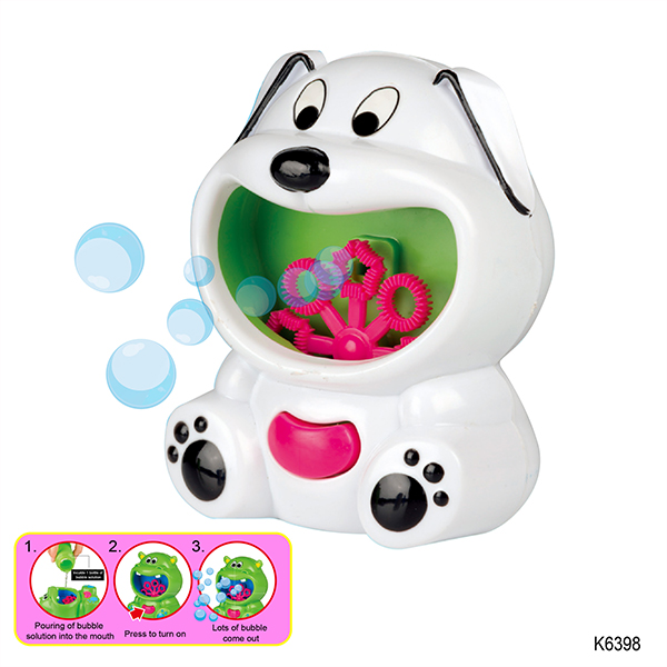 BUBBLE MACHINE W/BUBBLE SOLUTION (DOG DESIGN)