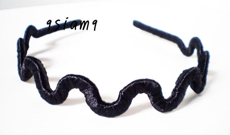 Black Lace Flower Shaped Headband/head Band