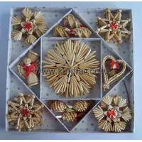 Handmade Straw Christmas Decorations
