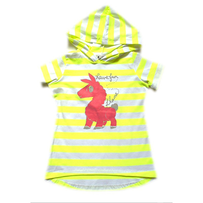 Girls Llama Princess Cuff T-Shirt