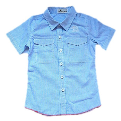 Boys Stripe Condor Emby Contrast Colour Hem Shirt