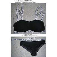Padded Bustier Bra + Slip