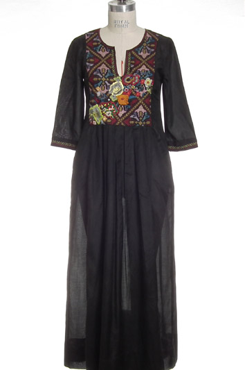 Woven Embroidery Dress