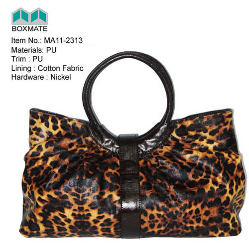 Imitate leather Tote bag