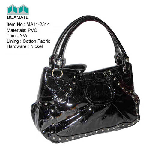 Imitate leather hand bag