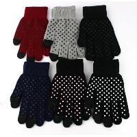 Dot Print Touch Gloves