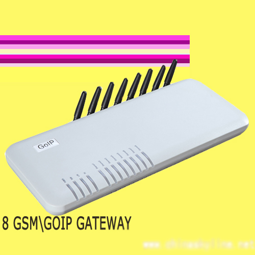 GoIP 8 8-Channel GSM VoIP Gateway