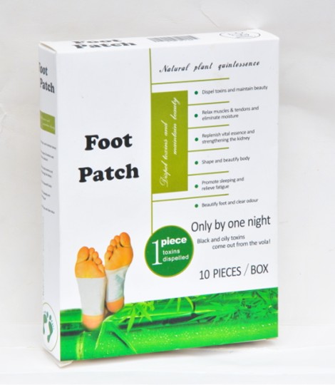 2012 Hot Sale Healthy Care Product Detox Bamboo Foot Patch
