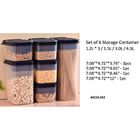 Set of 6 Storage Container