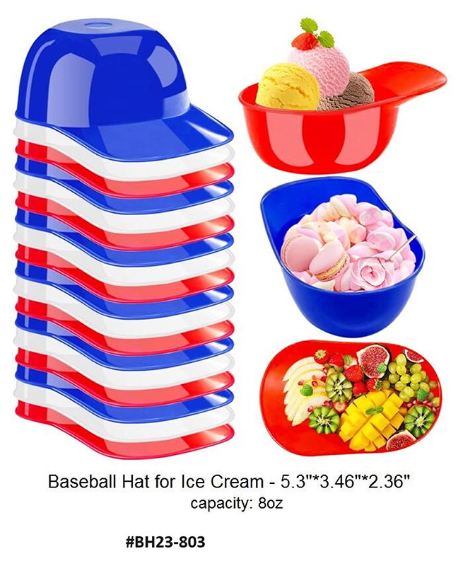 Baseball Hat for Ice Cream