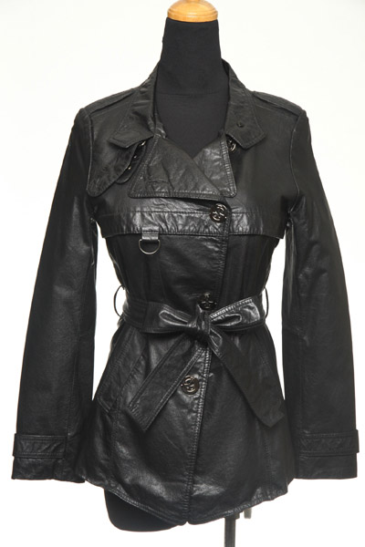 Ladies' Goat Leather Trench Coat