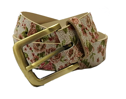 Printed Floral Belt
