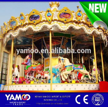 2015 Popular Amusement Park Ride Large Musical Carousel