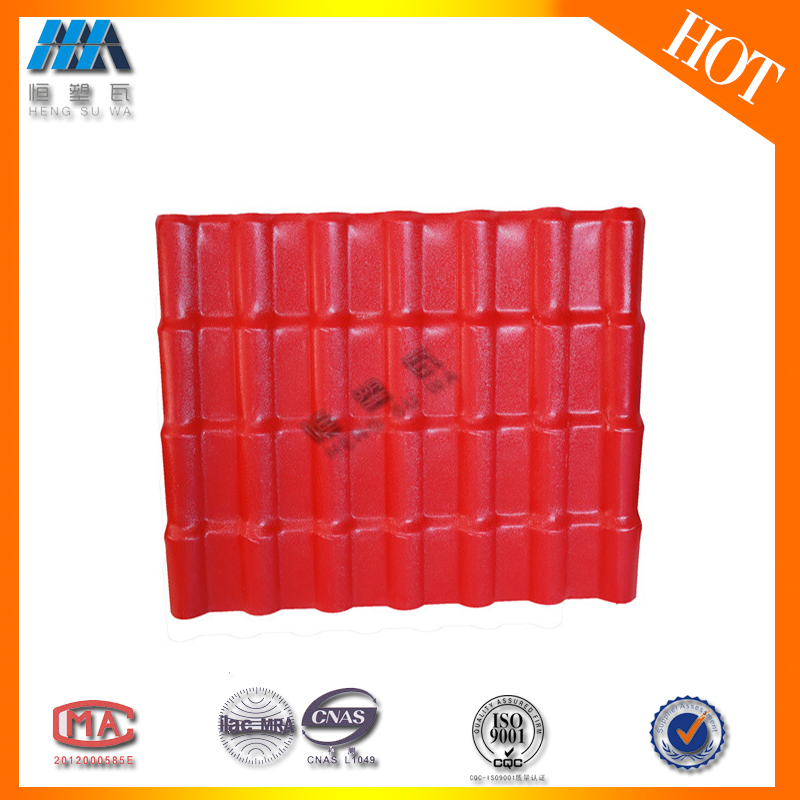 Anit-corrosion Synthetic Resin Pvc Spanish Style Roofing Tile, Made In China