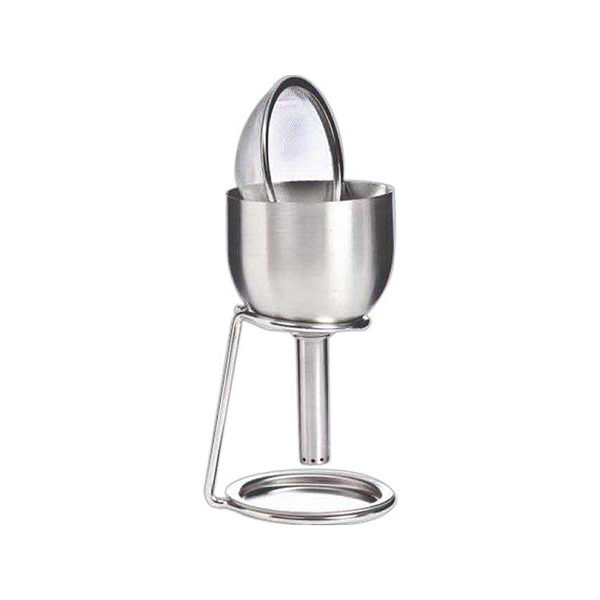 304 Stainless Steel Decanting Funnel with Screen and Stand