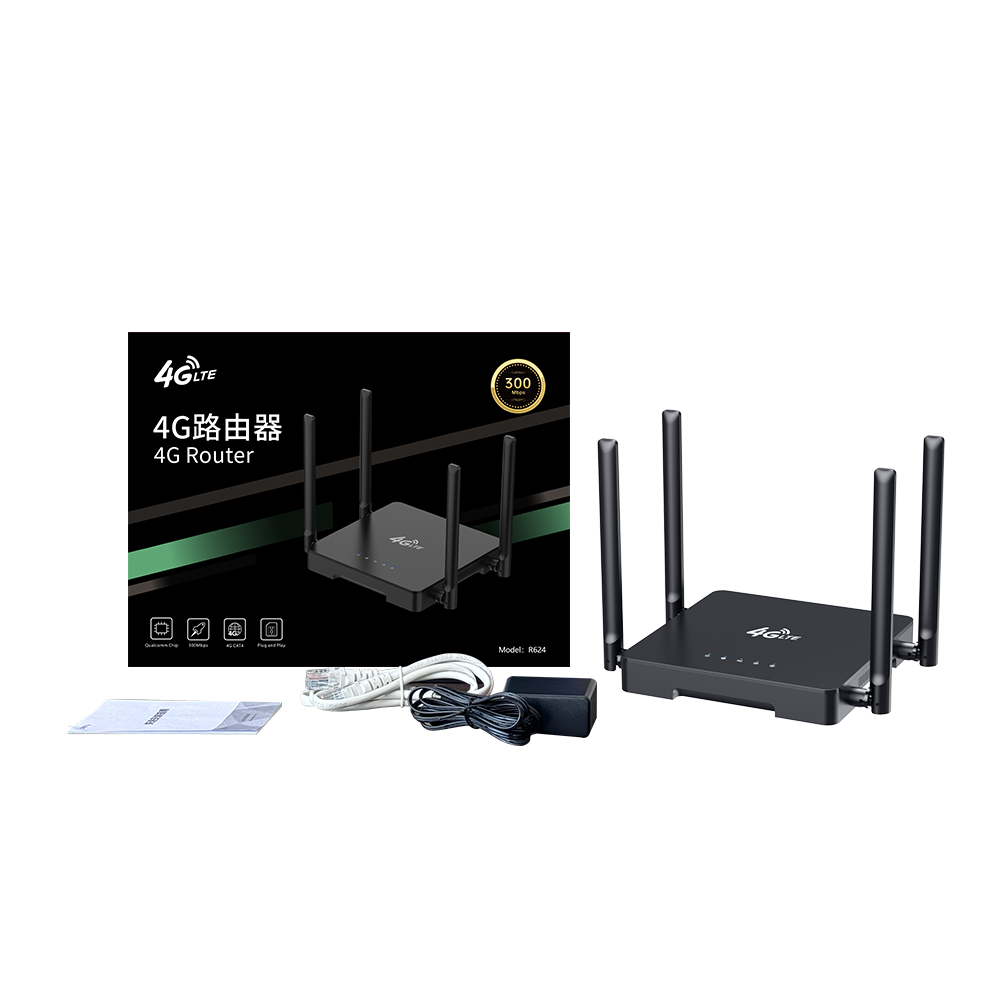 300mbps 4g wifi router with sim card slot and external antenna