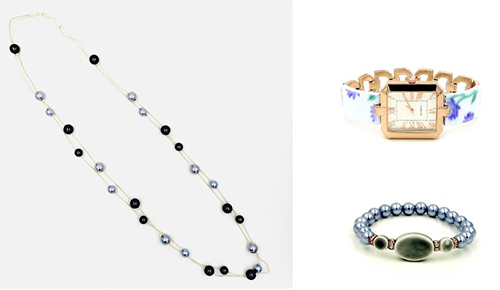 Ladies Jewelry Watch + Bracelet + Necklace