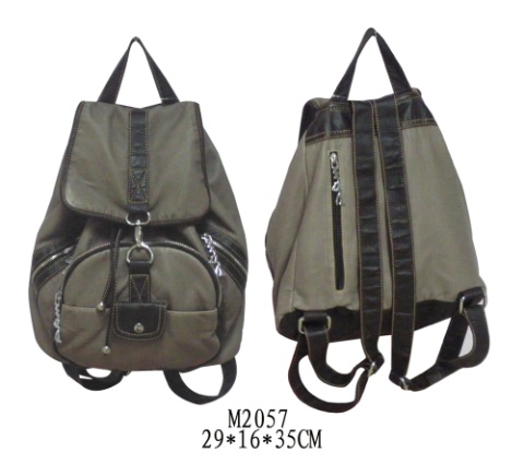 Washed PU Backpack